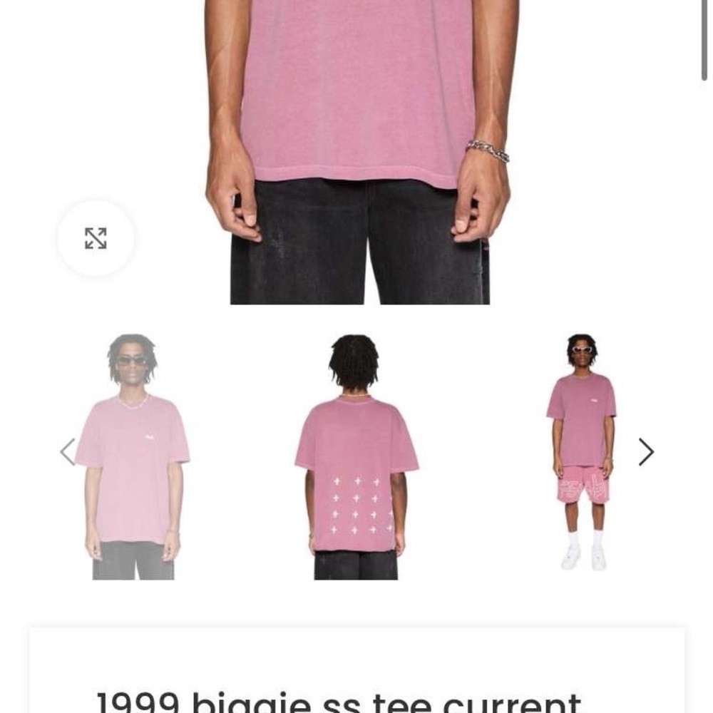 Saks Fifth Avenue Rose Short Sleeve Tee